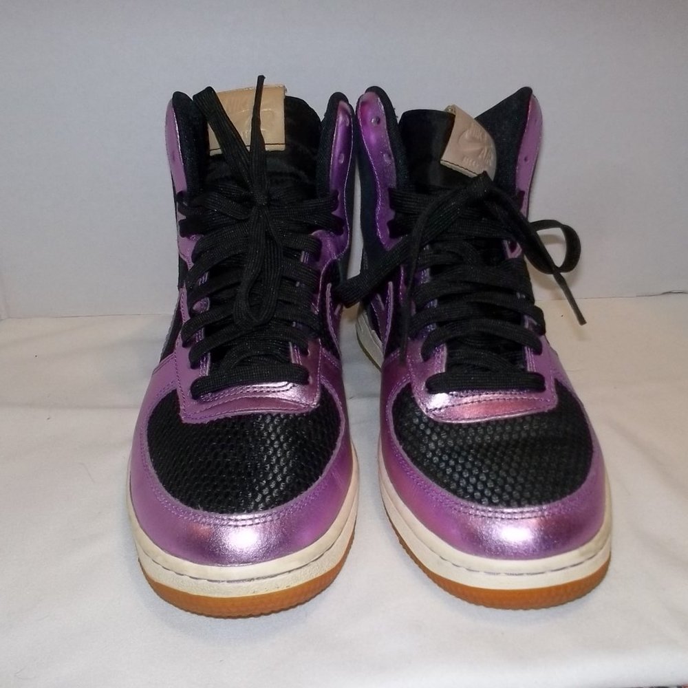 Size 7.5 - Nike Air Force 1 Light High Laser Purple and Black
